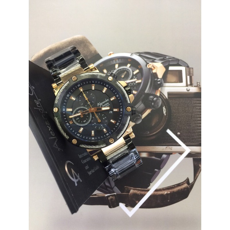 Alexander cristie tali rantai variasi warna pria 6561 MC original