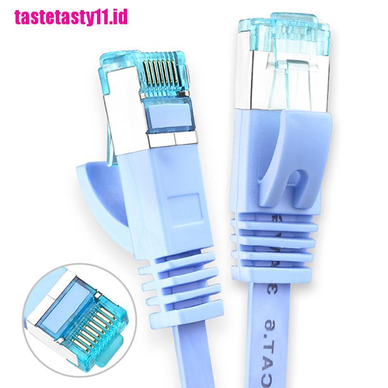 (TTID) Kabel Jaringan LAN Ethernet RJ45 Cat6 Flat Panjang 1-5m