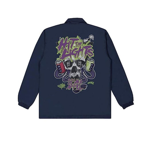 Jaket Jacket Coach Hoodie//Sweater Pria Parasut Anti Air Coach Punk Music