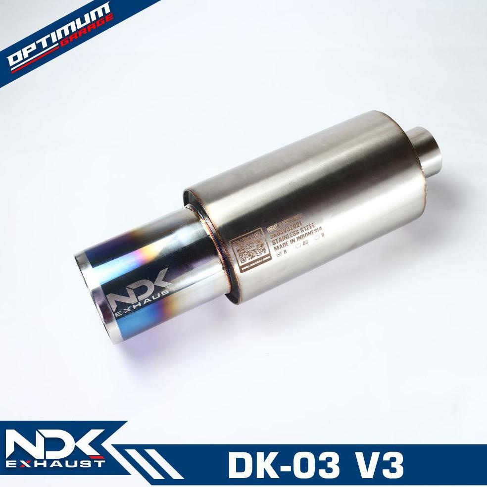 [[BISA COD]] MUFLER NDK EXHAUST DK-03V3 SILINCER KENALPOT MOBIL RACING KENALPOT RACING MOBILKNALPOT 