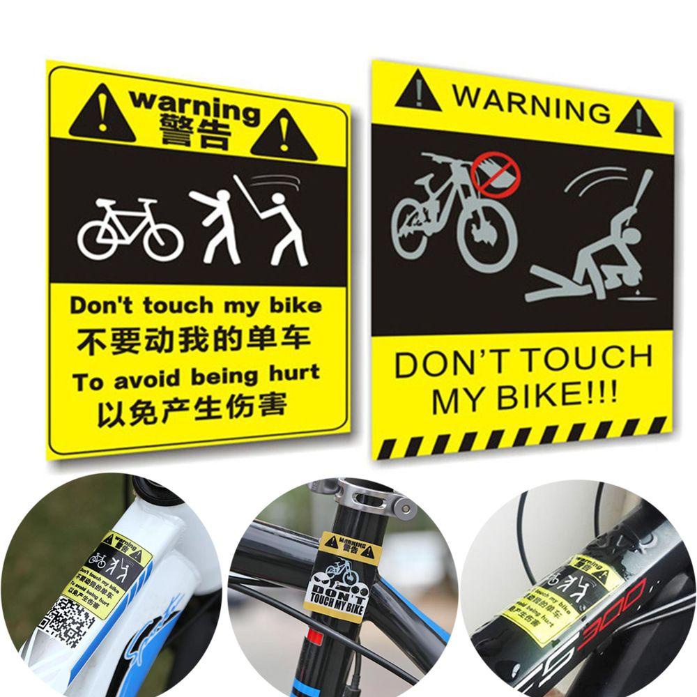 Lanfy Stiker Sepeda MTB Riding Cycling Warning