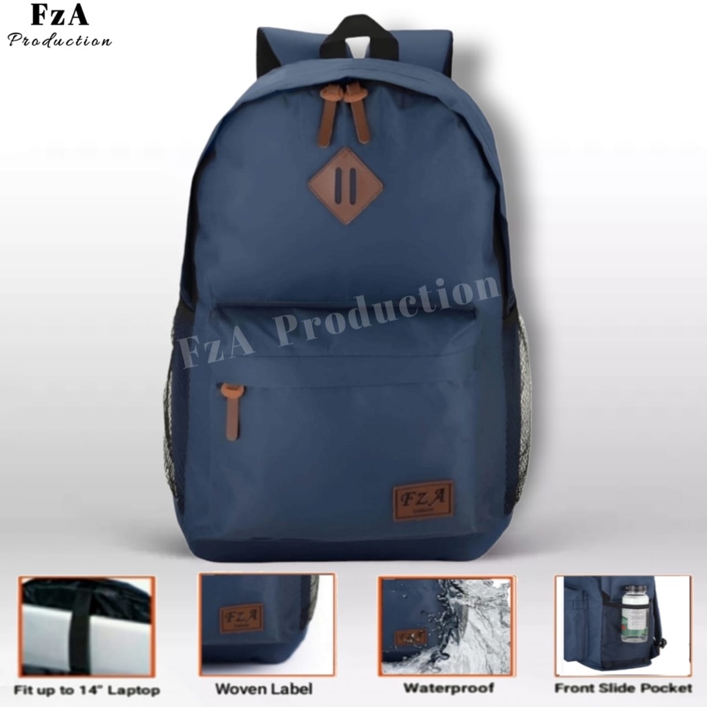 FzA Official - Tas Ransel Punggung Distro Casual Pria Wanita / Tas Ransel Laptop Backpack Original - NVYQT