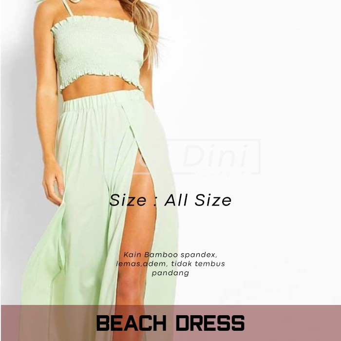 BEACH DRESS / DRESS PANTAI WANITA KAIN RAYON PREMIUM