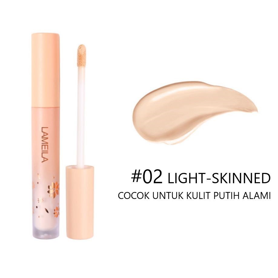 GIRLSNEED77 LAMEILA Concealer Liquid Matte Long Lasting Lameila 1039 Konseler Cair Makeup Penutup Noda Hitam Wajah