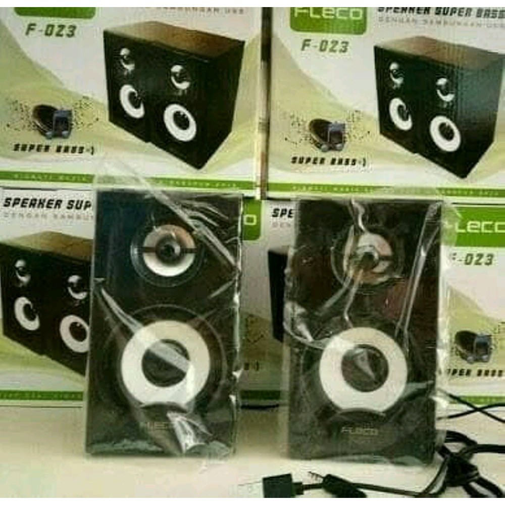 SPEAKER BASS FLECO F023 - speaker laptop megabass Fleco F-023