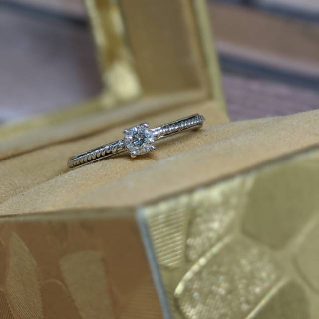 CINCIN EMAS BERLIAN EROPA SOLITAIRE