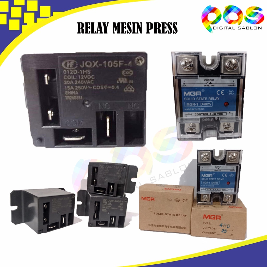 Relay Mesin Press Kaos / Press Topi / Press Mug