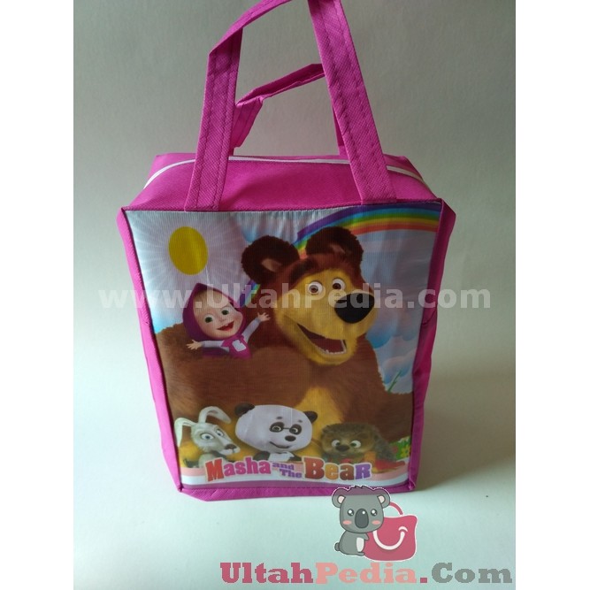 

Tas Ultah Anak | Souvenir Ulang Tahun| Goodiebag Resleting Marsha The