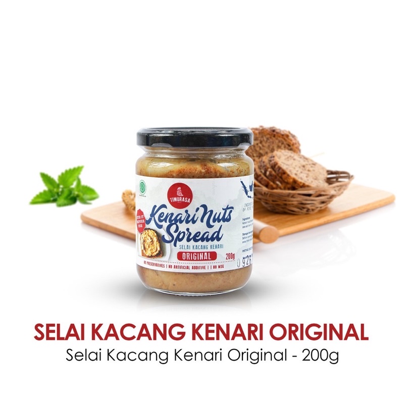 Timurasa Kenari Butter Original 200gr / Selai Kenari Original 200gr