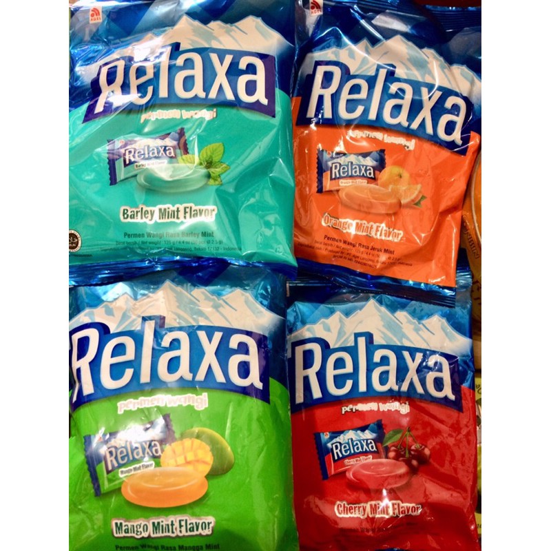 

RELAXA MINT / PERMEN RELAXA 125gram 4 rasa