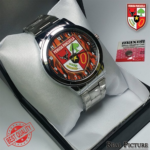 (HOT ITEM) JAM PEMUDA PANCASILA ( PP RANTAI SILVER )