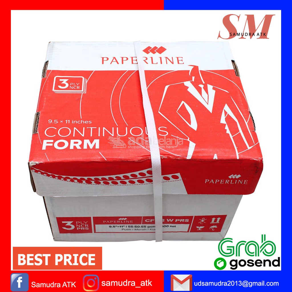 

CONTINUOS FORM 3PLY W PRS 1 DUS KHUSUS GOSEND - SAMUDRA @TK