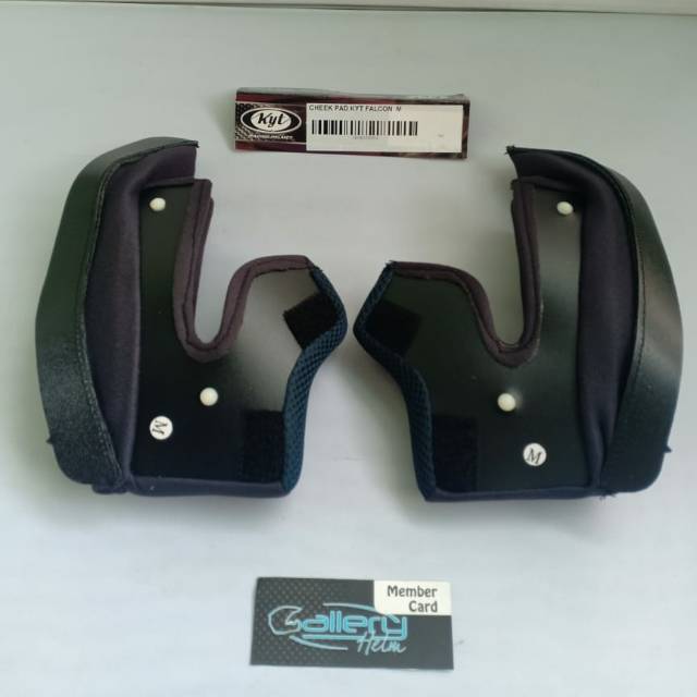 KYT Falcon Cheekpad / cheek pad / busa pipi helm falcon / original sparepart 100%