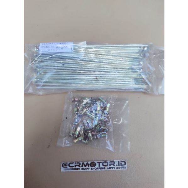 Original jari jari ruji velg tromol belakang suzuki A100 ring 18 smash tornado shogun