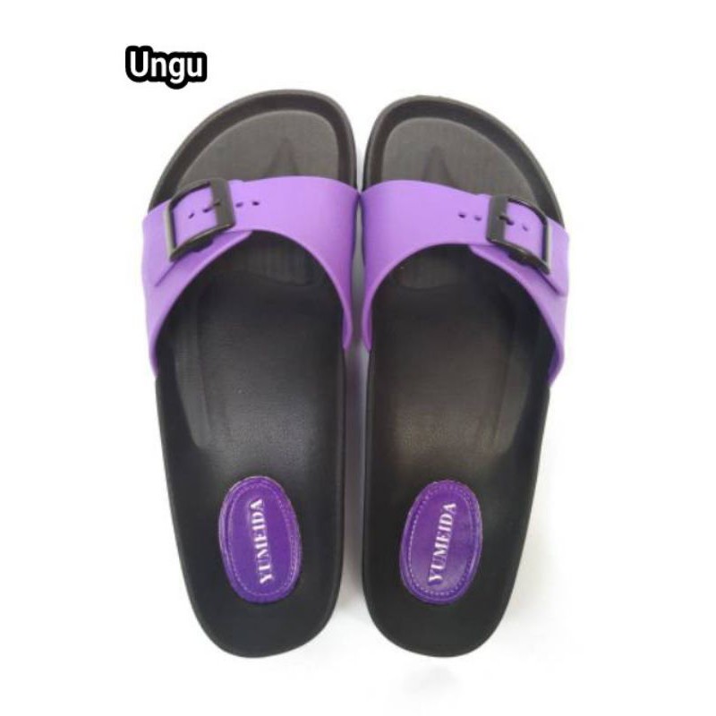 (COD) Sandal Selop Santai Karet Wanita Yumeida 9061