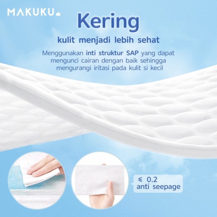 Makuku Air Diapers Slim Tape / Popok Bayi Perekat