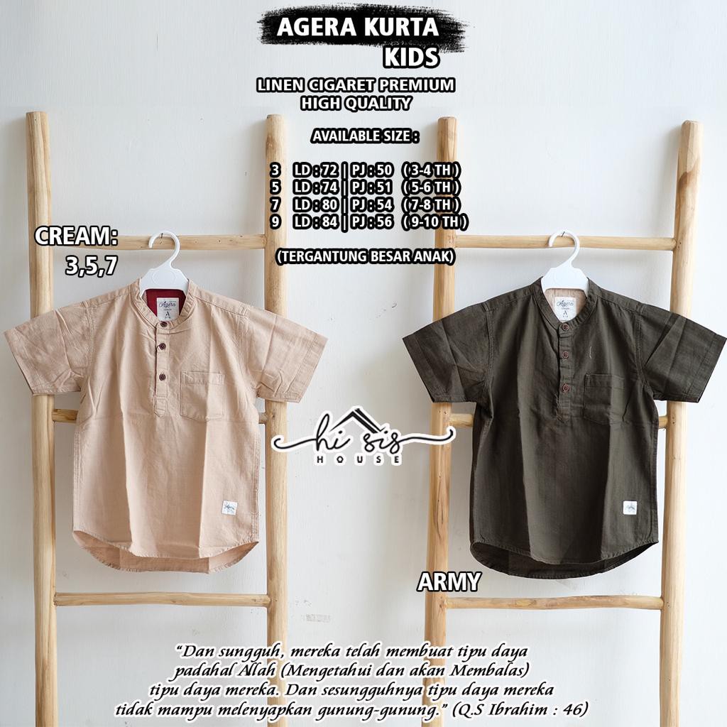 AGERA KURTA KIDS BY HISIS