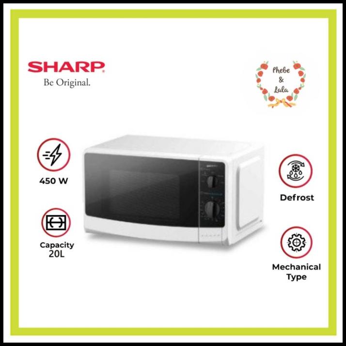 Sharp Microwave Solo R-220Ma-Wh 20L 20 Liter R220Ma Wh R220Mawh White
