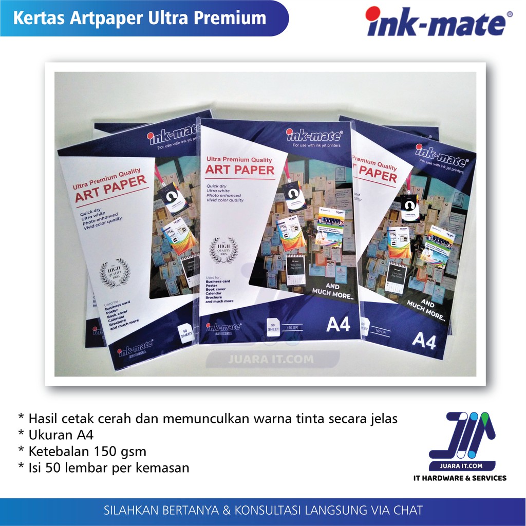 

Kertas Artpaper A4 Ultra Premium 150 GSM INKMATE Import Korea