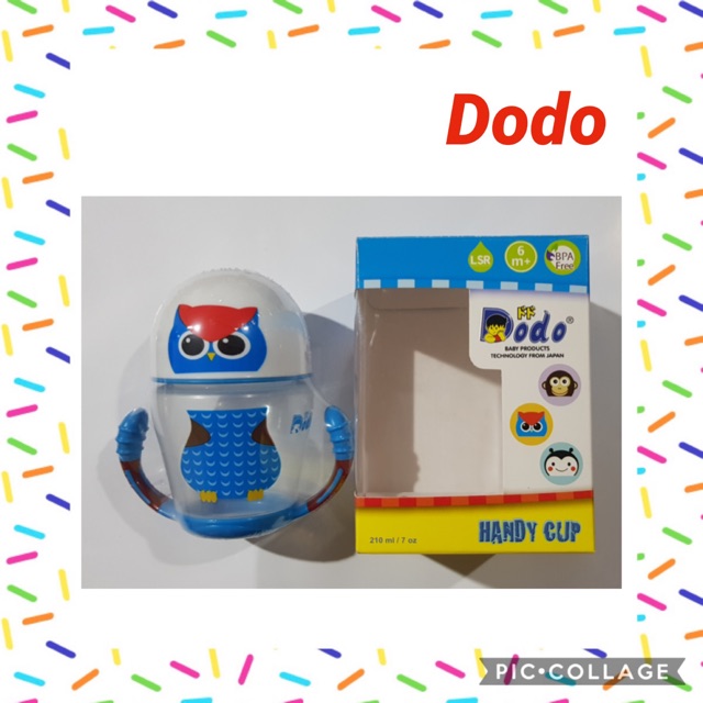 DODO PREMIUM HANDY CUP 7 OZ 210 ML / FEEDING CUP BOTTLE / CUP CANGKIR ANTI TUMPAH BAYI