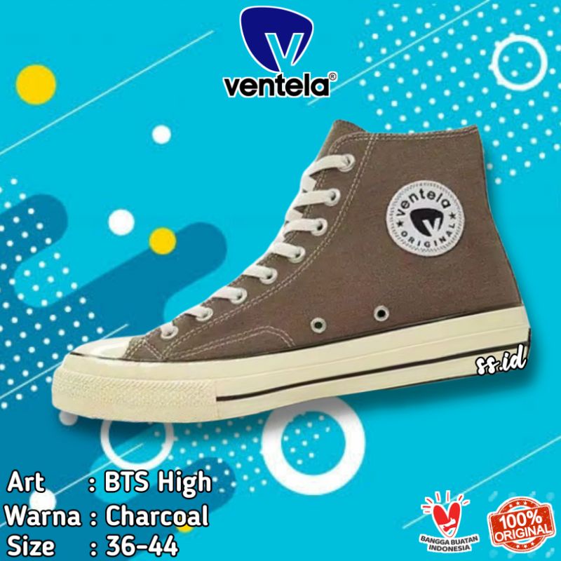 VENTELA BTS 70s HIGH CHARCOAL (STOCK LIMIT) RARE ITEM
