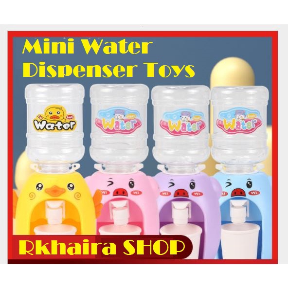 Mini Dispenser Toys Galon Air Aqua Botol Air Minum Mainan Anak