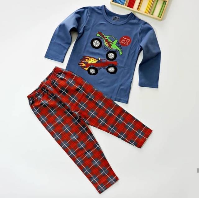 PIYAMA ANAK SETELAN/STELAN BAJU TIDUR SET PAJAMAS  IMPORT