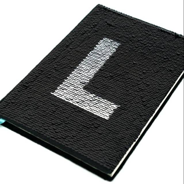 

Notebook Alphabet Sequin (Dua design cover) 7310