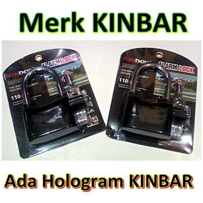 Gembok Alarm Anti Maling (Alarm lock , Kunci Gembok Alarm )