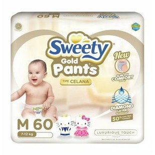 SWEETY GOLD PANTS M60 / L54 POPOK CELANA