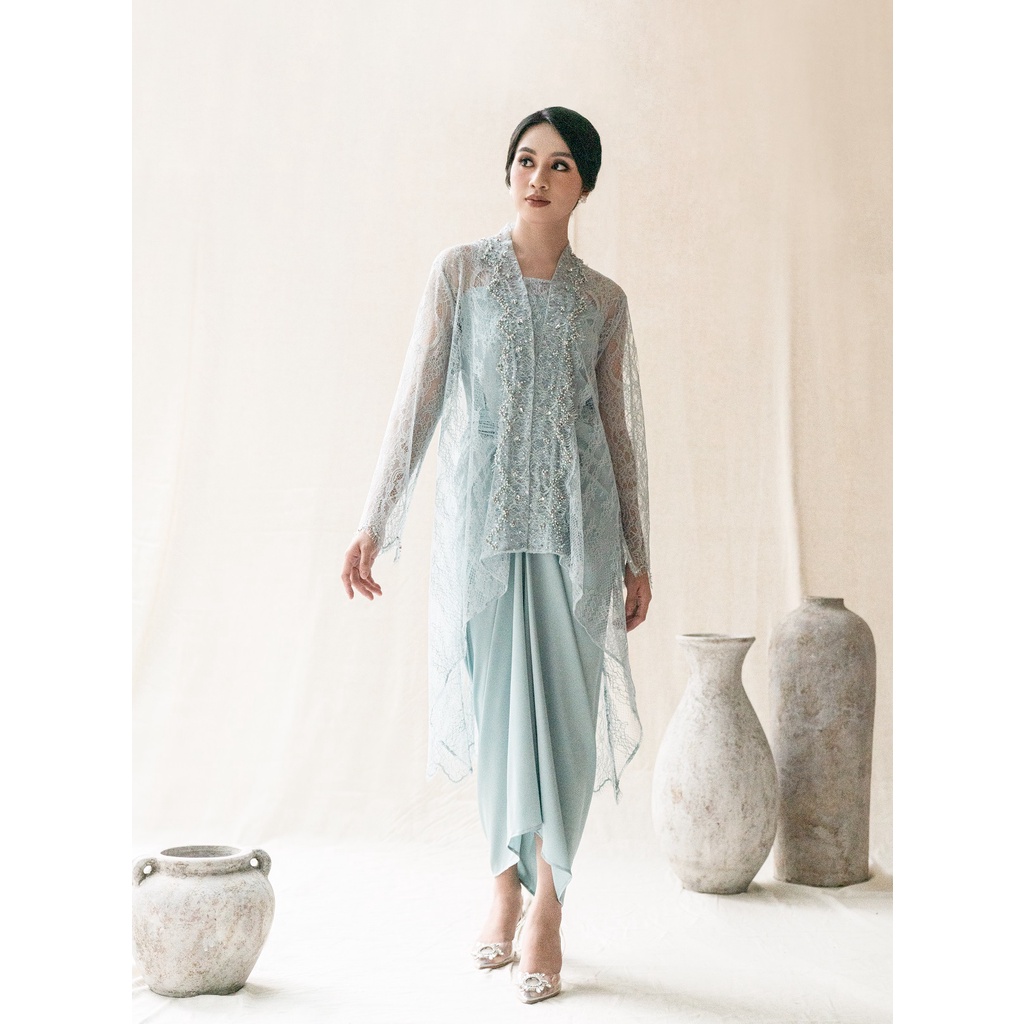 Kebaya Modern in Ice Blue