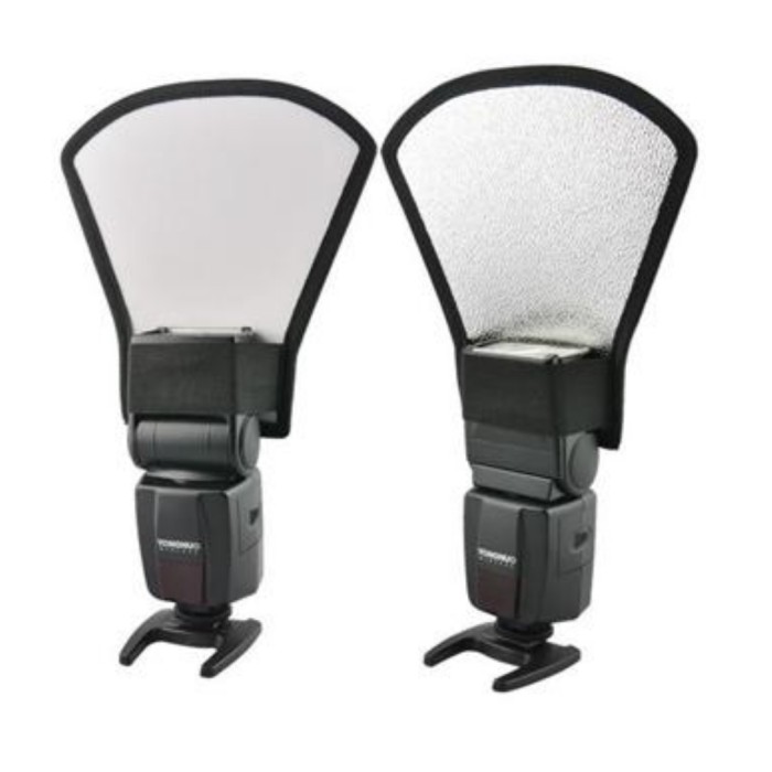 Flash Diffuser 2in1 White/Silver