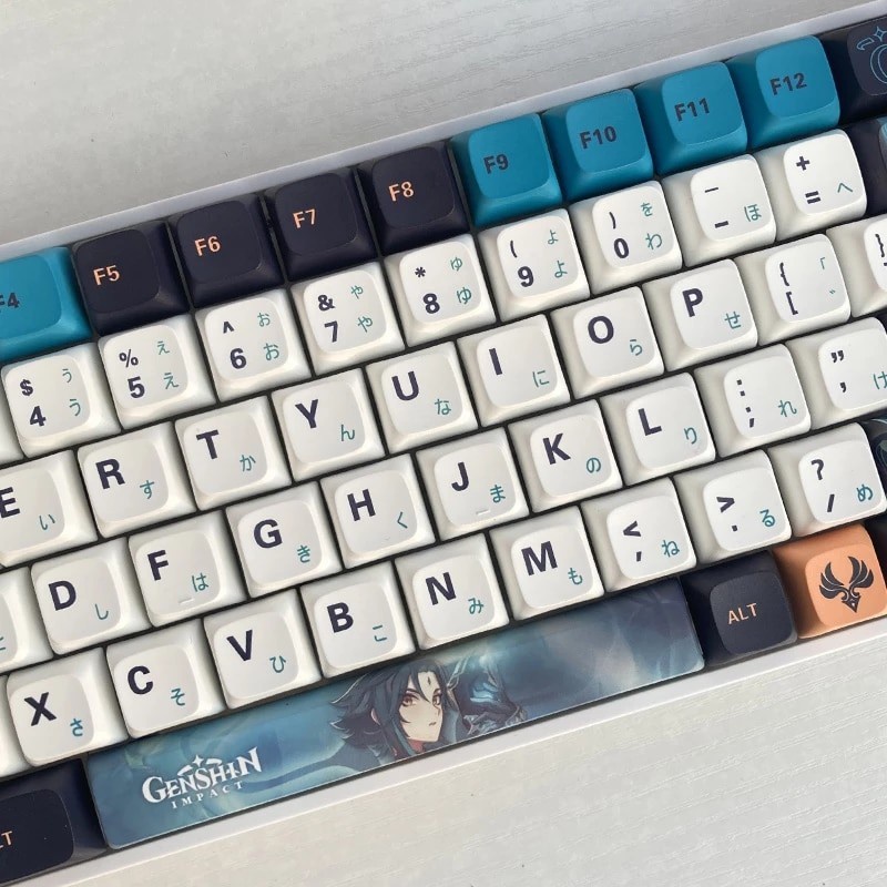 Genshin Impact Xiao PBT Keycaps 140 set XDA Profile