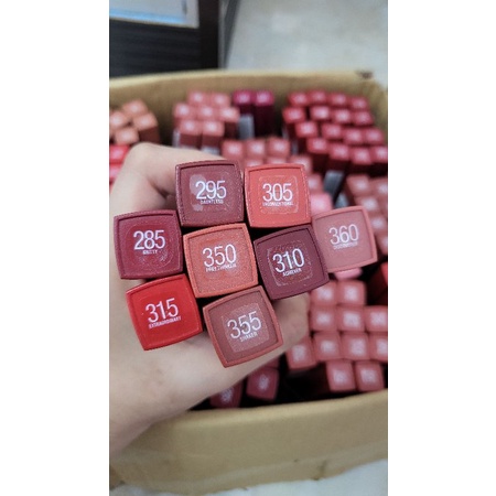 MAYBELLINE SUPERSTAY MATTE INK SERIES RED 50 60 65 70 80 115 117 120 125 135 170 175 210 205 220 225