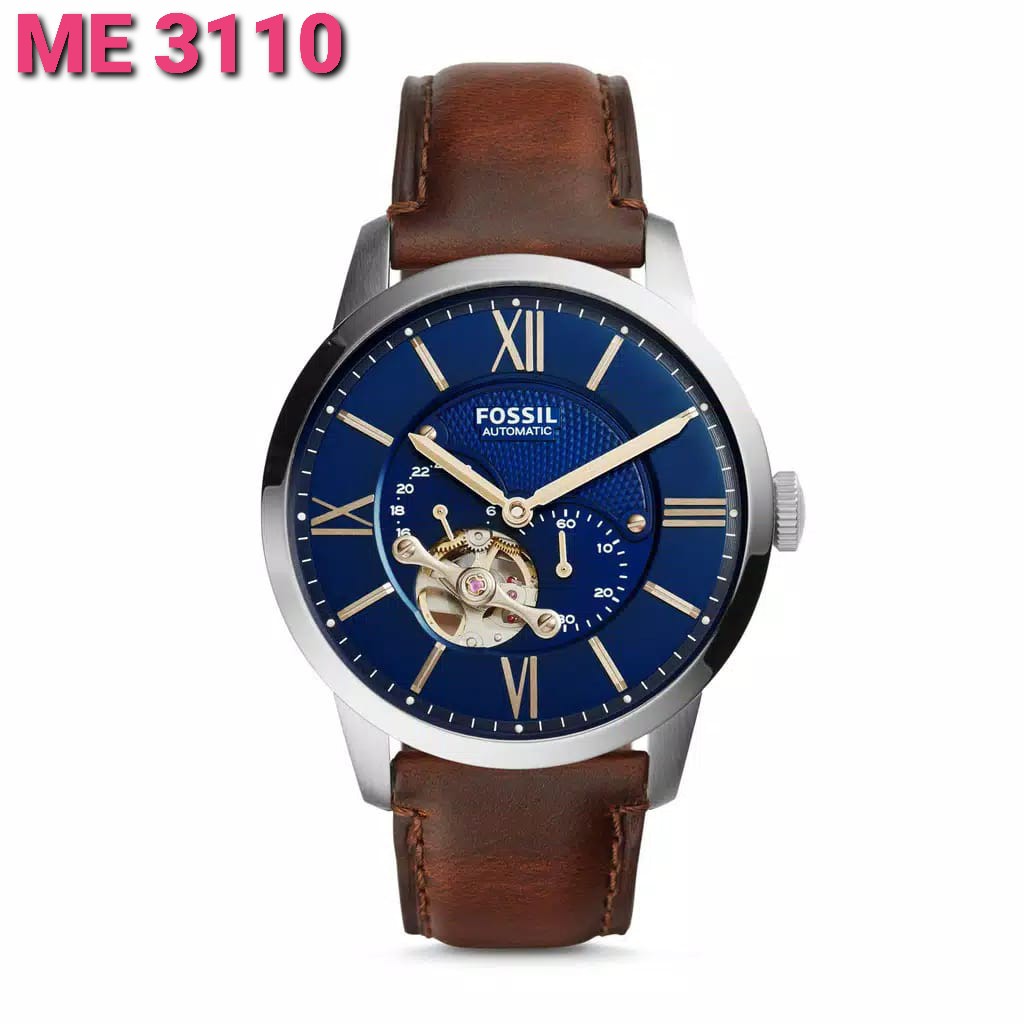 [ORIGINAL] JAM TANGAN PRIA WANITA | RANTAI | KULIT | KARET | MURAH | PRIA FOSSIL [ME 3110] STRAP LEA