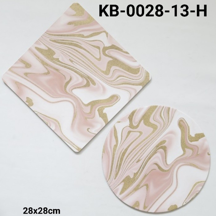 

GR-KB-0028-13 GR 1 CAKE BOARD ALAS KUE KOTAK BULAT 28CM MARBLE MARMER HEMAT
