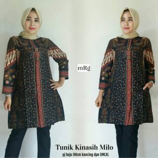 880 Koleksi Model Baju Batik Muslim Wanita HD Terbaru