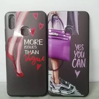 Vivo Y12 Y81 Y91 Y91C Softcase silicone Gambar motif cewek