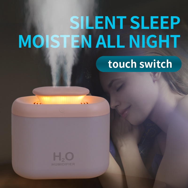 diffuser aromatherapy air humidifier 3.3L Aromaterapi Difuser Dengan Air Purifier 7 warna lampu-2