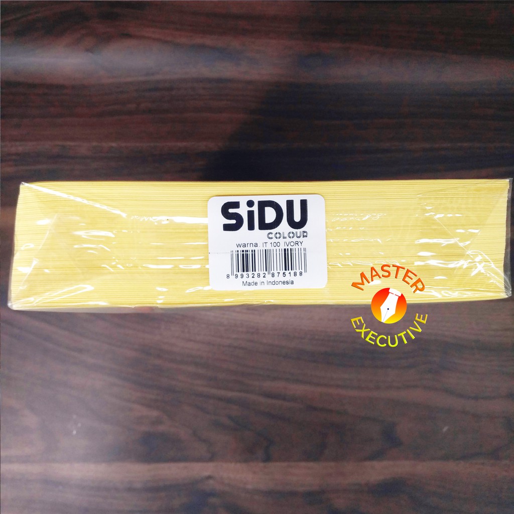 [Pak - 20 Lembar] Sinar Dunia Color Kertas A4 80 gsm Ivory - Kuning Gading IT 100