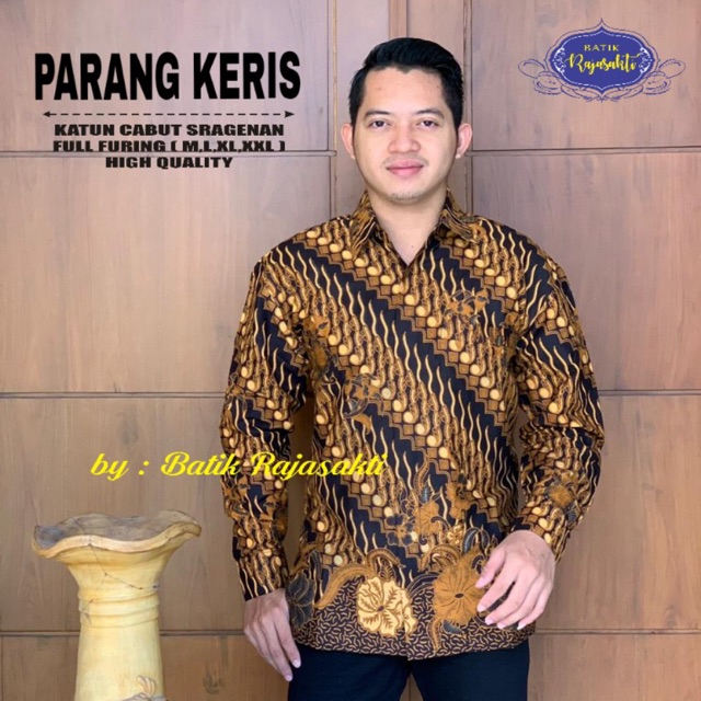 Batik PARANG KERIS FULL FURING Katun Halus Ori Solo