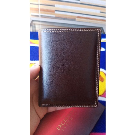 Dompet Pria Kulit Asli Model Berdiri Full Kulit 100%original