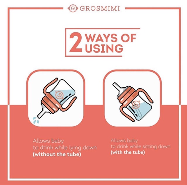 Grosmimi - PPSU Straw Cup 200ml &amp; 300ml