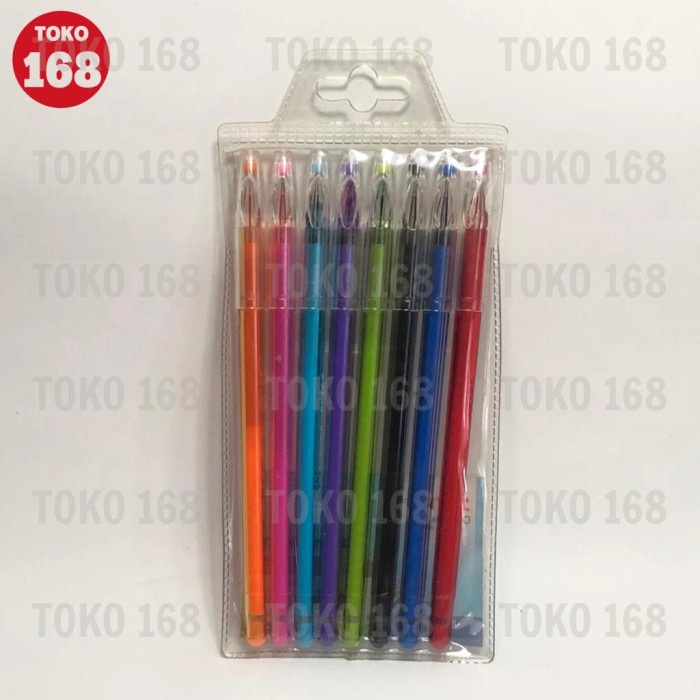 

JOYKO Color Gel Pen 8 Colors / Pen Jel Warna 8 Warna GPC-309S (SET)