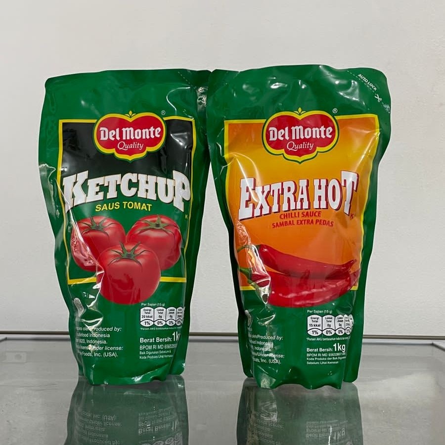 SAUS DELMONTE EXTRA HOT SAMBAL / TOMAT / TOMATO SAUCE