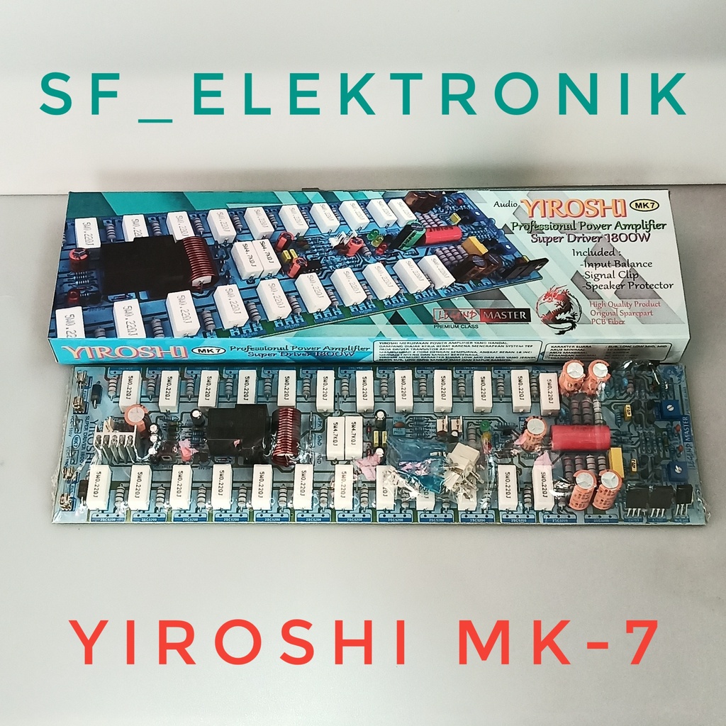 Kit Power Amplifier Driver 1800Watt Mono YIROSHI MK-7
