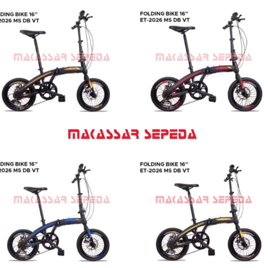 SEPEDA LIPAT EXOTIC 2026MS VT-DB 16INC
