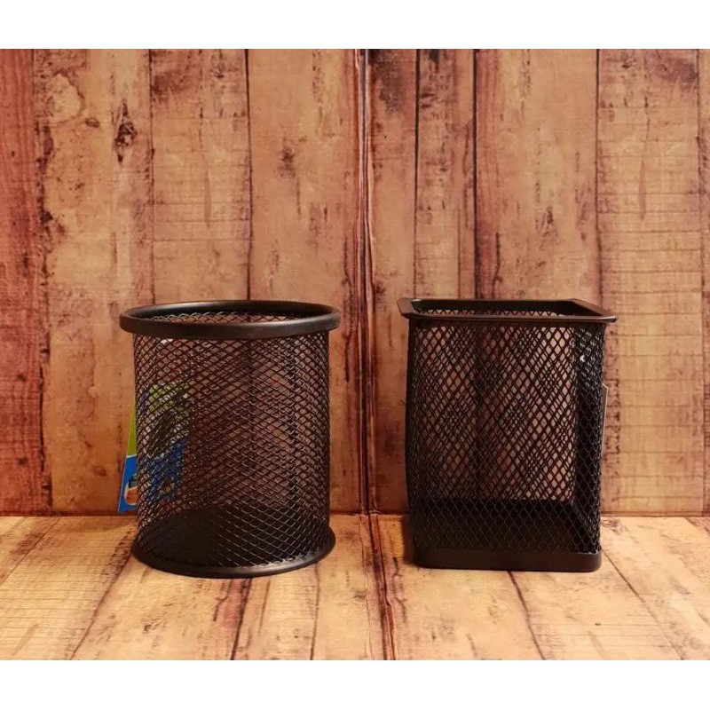 

pen stand round / tempat pensil /round blavk pencil cup