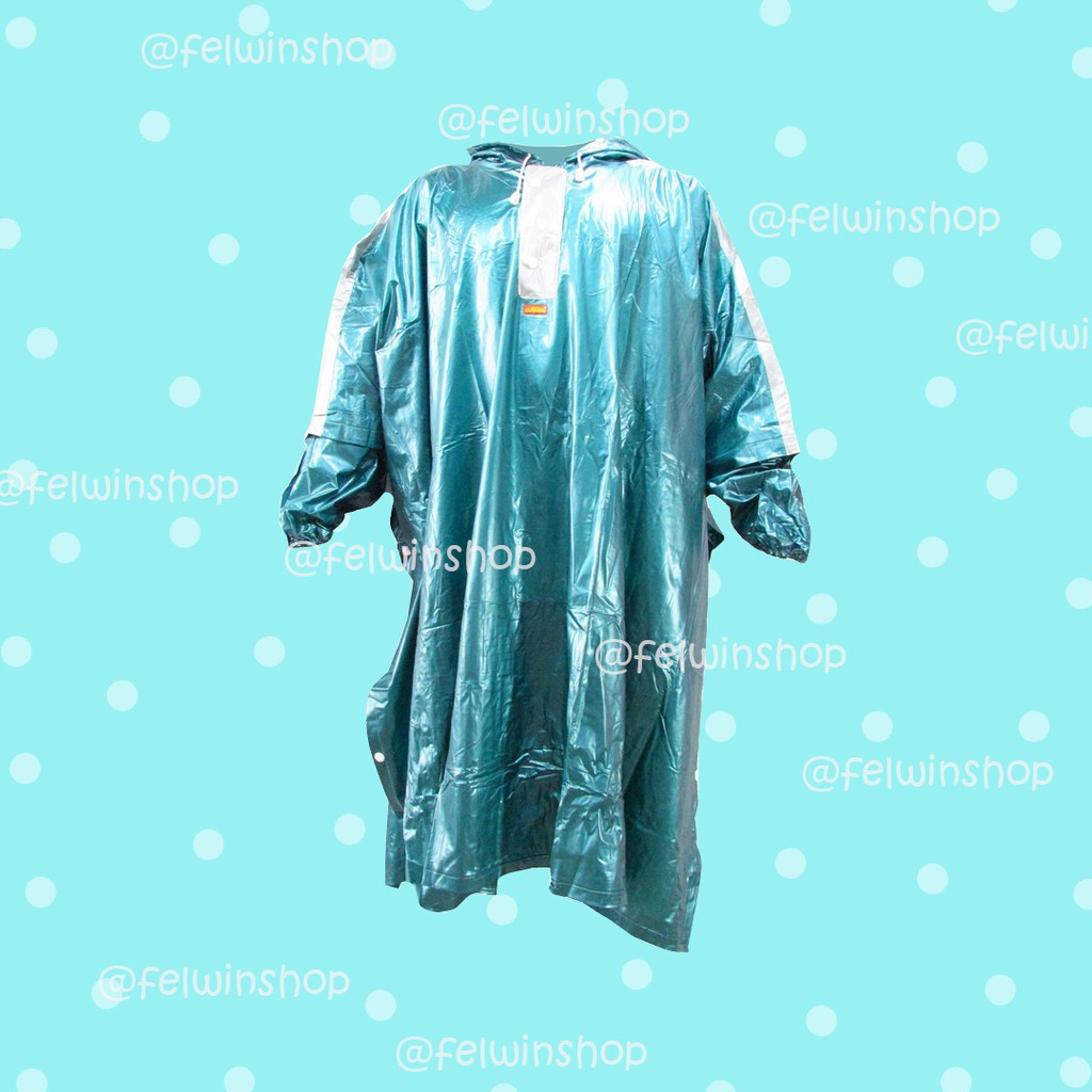 Jas Hujan Poncho 2 kepala 2 in 1 Funtastic Elmondo 708