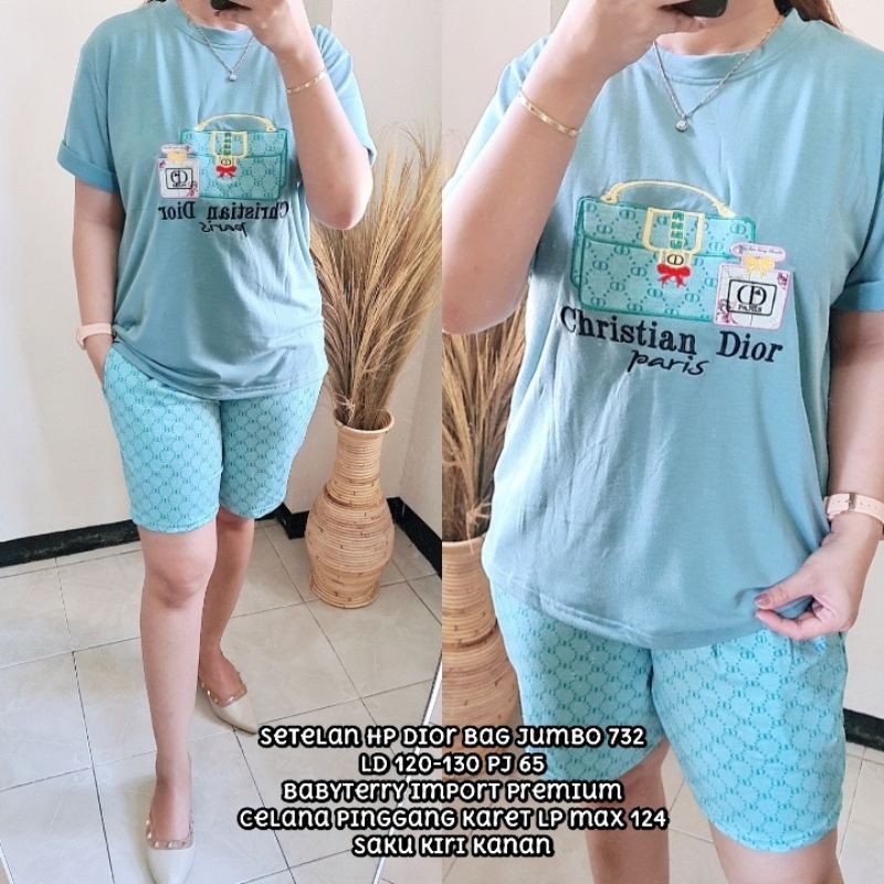 Setelan HP Dior Bag Jumbo 732 Biru 105.000 Detail di pict